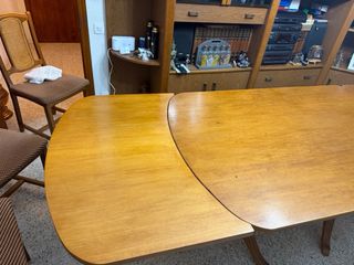 Mesa comedor extensible madera maciza