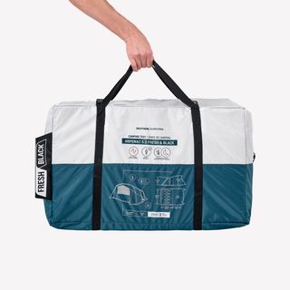 Tienda de campaña familiar 5 personas 2 habitaciones