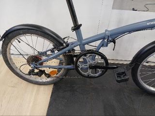 Bicicleta plegable 20 pulgadas 6V Tilt 120 gris