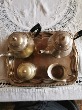 Set Teiera e Zuccheriera Argento