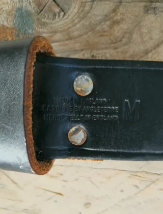 Cinturón Weider Vintage Negro Dorado