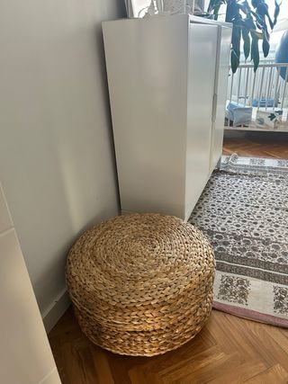 Puff/Asiento Ratán Ikea ALSEDA
