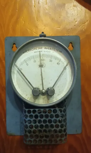 Termómetro Alarma Antiguo