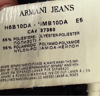 Chaqueta Armani Jeans Hombre Azul Marino Talla M