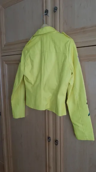 Cazadora Polipiel Amarilla OSLEY