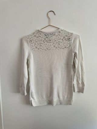 Jersey Lauren Ralph Lauren Blanco Encaje Floral
