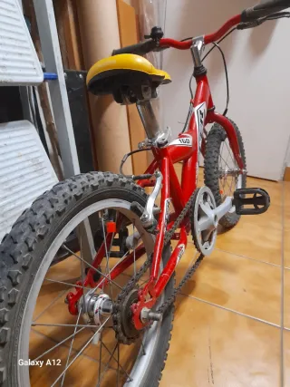 Bicicleta Infantil 16 Roja