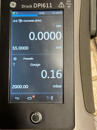 Calibrador Druck DPI611 Portátil GE