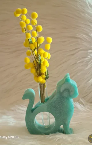 Diffusore profumo o vaso per piccole piante gatto