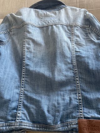 Cazadora Vaquera Mujer Cortefiel Azul