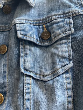 Cazadora Vaquera Mujer Cortefiel Azul