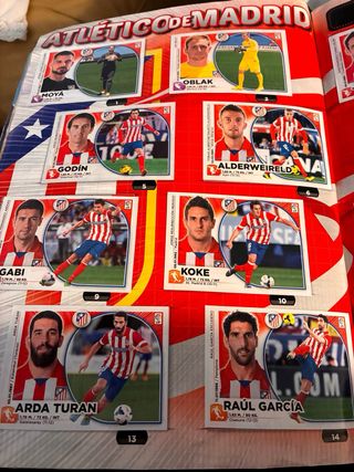 Album Panini Liga 2014-15 (80% Completo)