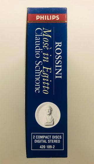 2 CDs Rossini Mosè in Egitto Scimone Philips