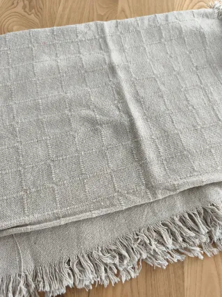 Manta multiusos nueva beige/gris