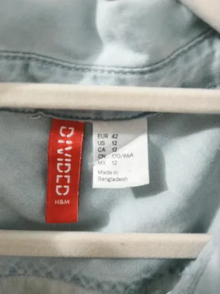 Camisa vaquera mujer azul