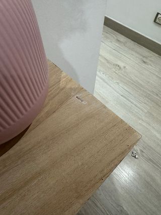 Mueble recibidor madera y metal