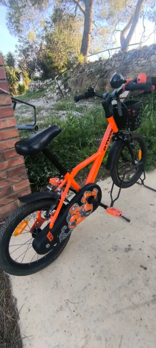 Bicicleta Btwin 500 Robot 16 Naranja