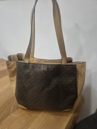 Bolso original Michael Kors Beige y Marrón