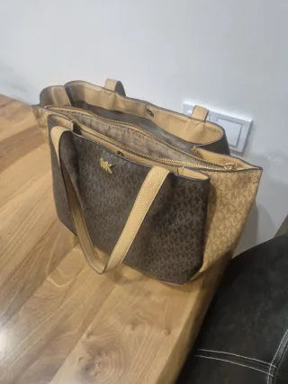 Bolso original Michael Kors Beige y Marrón