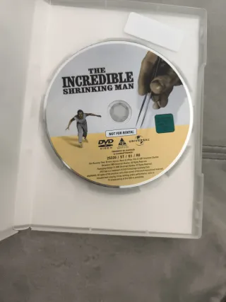El Increíble Hombre Menguante DVD Terror Español