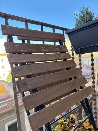 Mesa y Silla Balcón Ikea