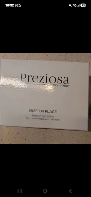 Set teiera e tazza da tè Preziosa
