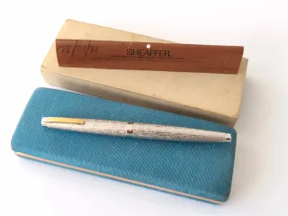 Pluma Sheaffer Lady 70s-80s - Joya oro 14k plumín