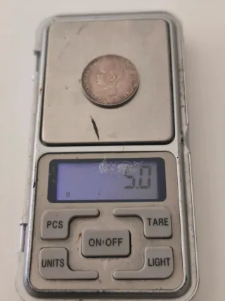 Lote 2 Monedas Españolas Alfonso XIII Plata