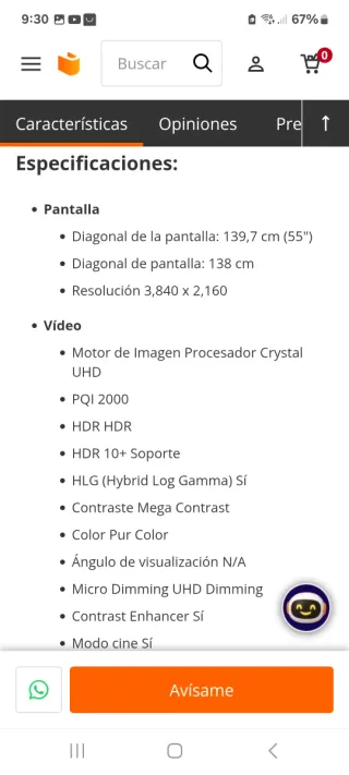 Samsung Smart TV 55 4K UHD REAL, BLUETOOTH