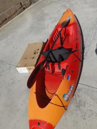 Kayak Perception Scooter Naranja/Rojo
