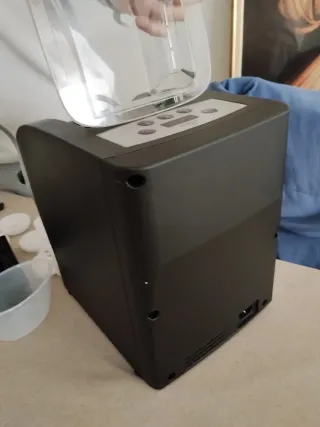 Máquina Pasta Klarstein Negra Transparente