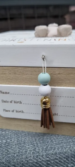 Caja de madera para bebé - Bautizo