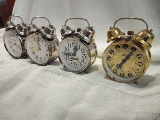 Lote 4 despertadores MICRO campanas 22,50€ unidad