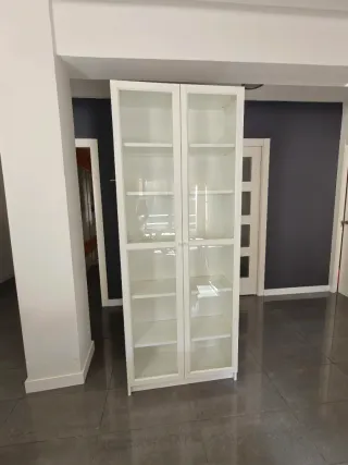 Estantería Billy Ikea Blanca Cristal