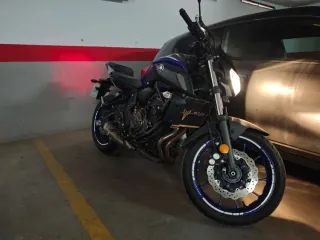Yamaha MT-07 Negra/Azul