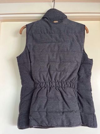 Chaleco Massimo Dutti fieltro gris