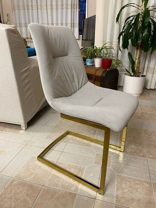 Escritorio y silla madera y metal