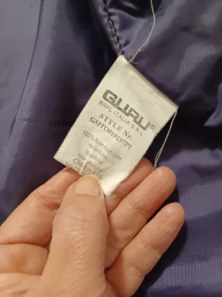 Giubbino Guru Nero Taglia M