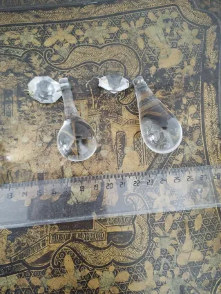 Lágrimas de cristal decorativas