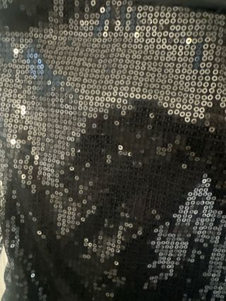 Top lentejuelas negro