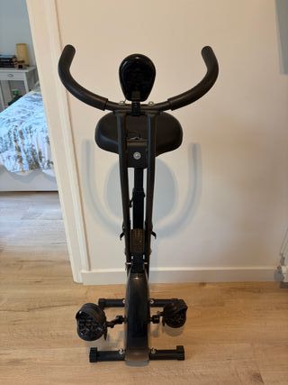 Bicicleta Estática Plegable Negra
