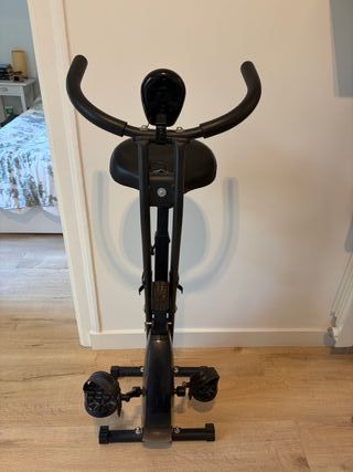 Bicicleta Estática Plegable Negra
