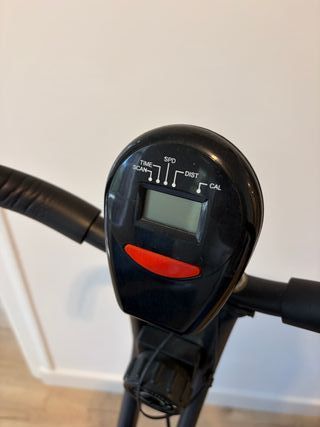 Bicicleta Estática Plegable Negra
