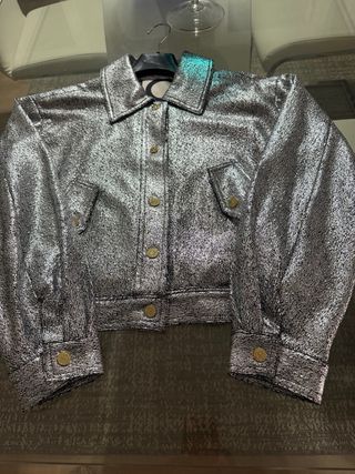 Cazadora Lola Casademunt Plata Sin Estrenar