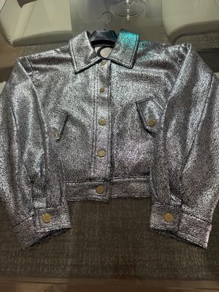 Cazadora Lola Casademunt Plata Sin Estrenar