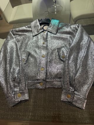 Cazadora Lola Casademunt Plata Sin Estrenar