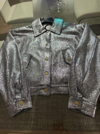 Cazadora Lola Casademunt Plata Sin Estrenar