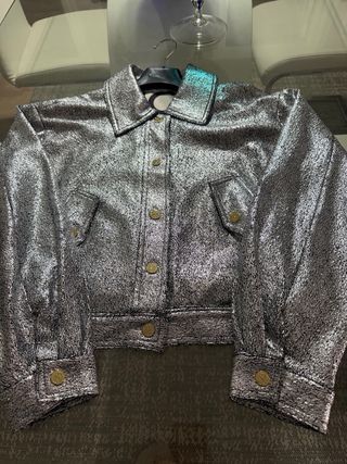 Cazadora Lola Casademunt Plata Sin Estrenar