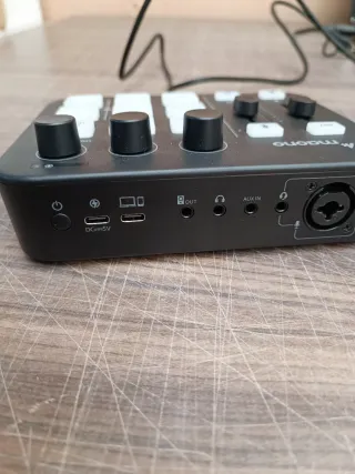 Maono Mezclador Audio Gaming Negro