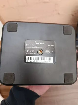 Maono Mezclador Audio Gaming Negro